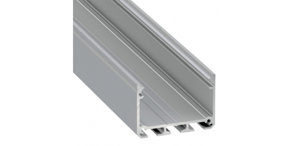 Perfil Aluminio de 2 metros, Neu, Superficie, Tiras LED máximo 30mm