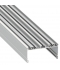 Perfil Aluminio Ideo Plata, De Superficie y Suspendido, Máximo 6 Tiras de 12mm, 1 metro