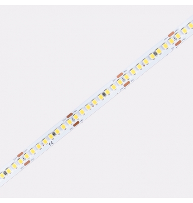 Tira LED Monocolor 16W/m. 24V, SMD2835, 155lm/w. 192 LEDs/m. Carrete 5 metros, IP20