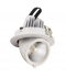 Foco Proyector LED Gimbal, 12W, Orientable. LED CREE. Blanco Mate, Ángulo 24º