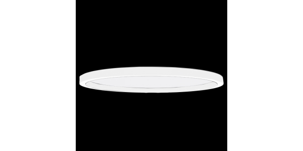 Plafón Superficie y Empotrar, LED 90W Luminary, Ø150 centímetros. Blanco Mate, Ángulo 120º