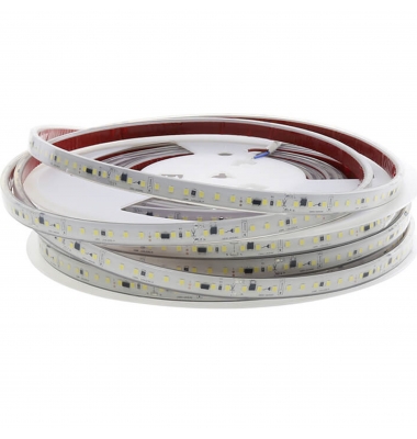 Tira LED Monocolor 18W/m. AC220-230V, SMD2835, 90Lm/W, 120 LEDs/m. 1 metro, IP65