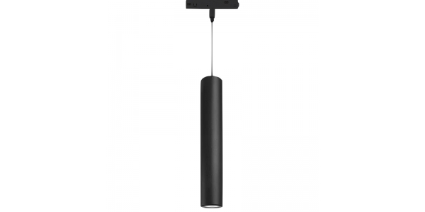 Colgante Carril LED Osram Magnético BOA, 12W, 48V, Ángulo 30º, Basculante, Negro Mate