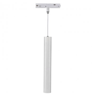 Colgante Carril LED Osram Magnético BOA, 12W, 48V, Ángulo 30º, Basculante, Blanco Mate