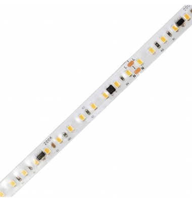 Tira LED Monocolor 14W/m. AC220-230V,Rango Internacional. SMD2835, 90Lm/W, 240 LEDs/m. 1 metro, IP65