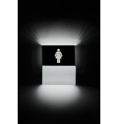 Aplique Pared LED Toilette Mujer. 9W. Fabricado a medida