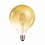 Bombilla LED Regulable Filamento Gold, E27, G125, 6W, 2700k, Blanco Cálido, Ángulo 360º