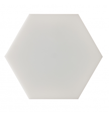 Panel LED Hexagonal Extensión 9.4W Puzzle. Luz Natural. Marco Blanco