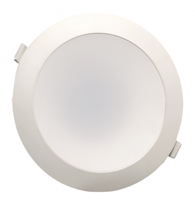 Foco Downlight LED Horizon Blanco, IP44, 25W. 2400 Lm. Ángulo 90º. Blanco Frío. Factor Potencia 0.90