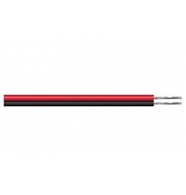 Cable Eléctrico Rojo, Negro, 2 Pin, Calibre 20AWG. 1 metro