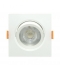 Downlight LED Cuadrado Aurora Blanco 12W - 1050Lm. Direccionable. Blanco Cálido. Ángulo 40º
