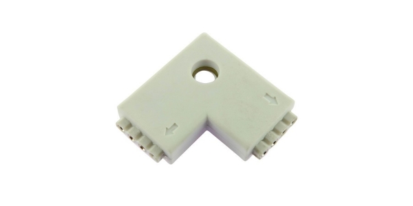 Unión conector Hembra RGB L 4 pin 2 Tiras