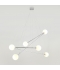 Lámpara Colgante ENDO de la marca Aromas. 6 Luces, Bombilla LED G9 de 5W. Blanco Cálido de 2700k