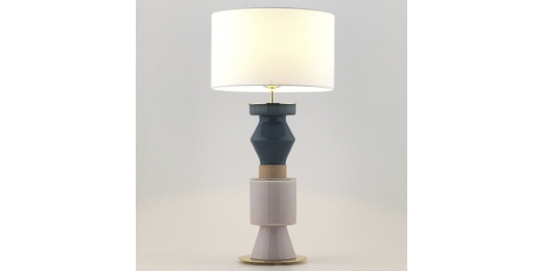 Lámpara de sobremesa KITTA PONN de la marca Aromas. Diámetro 220mm. 1*E27