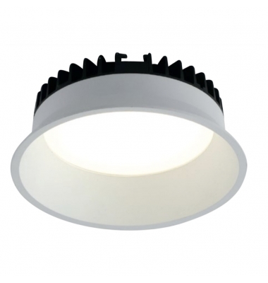 Downlight Foco LED Xanto Redondo 12W - 980 Lm. Blanco Natural . Ángulo 98º