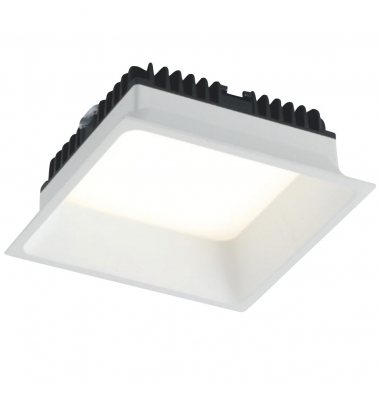 Downlight Foco LED Xanto Cuadrado 12W - 1000 Lm. Blanco Frío - 5000k . Ángulo 98º