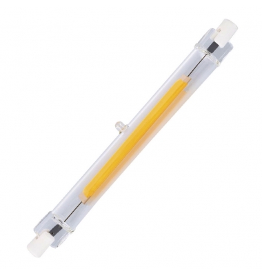 Bombilla LED R7s Lineal 118mm. COB Epistar 10W - 1000 lm. Blanco Natural