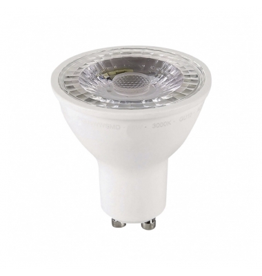 Bombilla LED Regulable GU10 7W. 3000k - Blanco Cálido. Ángulo 38º