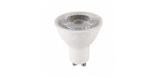 Bombilla LED Regulable GU10 7W. 6000k - Blanco Frío. Ángulo 38º