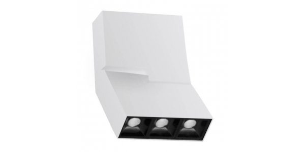 Carril Magnet LED Darkle Blanco 6W - 24V. Ángulo 34º, LED Osram