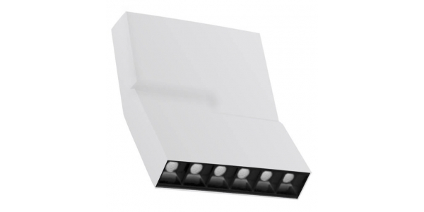 Carril Magnet LED Darkle Blanco 12W - 24V. Ángulo 34º, LED Osram