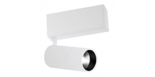 Carril Magnet LED Trazo Blanco 15W - 24V. Ángulo 24º, LED Citizen