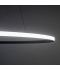 Colgante LED 105W Luminary de 150 centímetros. Plata, Ángulo 120º