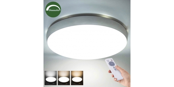 Plafón LED Techo ROSWELL, 36W, Control de Temperatura, Regulable. Luce Ambiente
