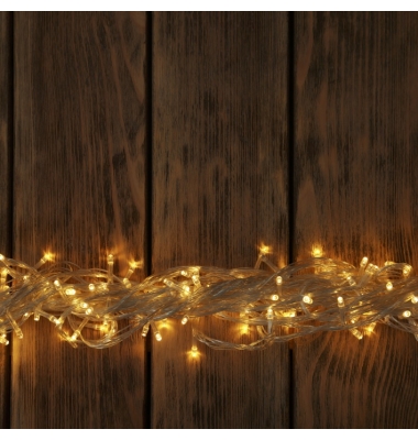 300-1000 cadena luces LED exterior blanco cálido 8 modos luces navideñas ip44 fiesta