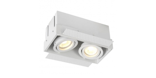 Foco LED Direccionable Box 2*10W. Ángulo 60º