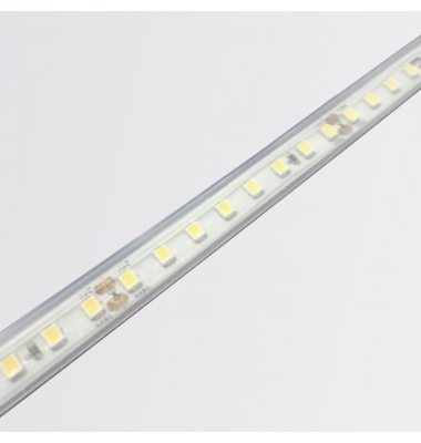 Tira LED Monocolor 8.7W/m. 24V, SMD2835, 159lm/w. 128 LEDs/m. Exterior, IP65, 1 Metro
