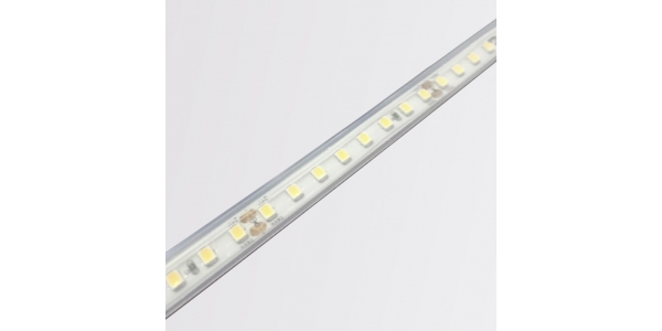 Tira LED Monocolor 8.7W/m. 24V, SMD2835, 159lm/w. 128 LEDs/m. Carrete 5 metros, Exterior, IP67, ET