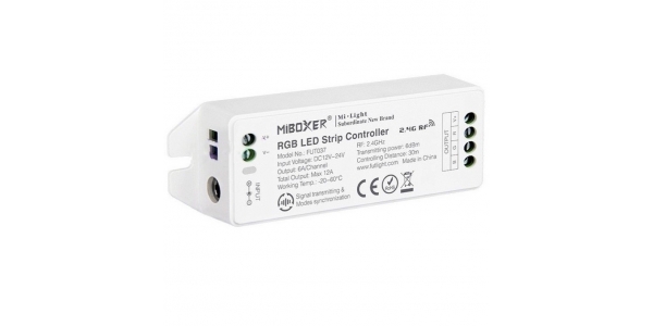 Receptor Controlador RGB, WiFi, 24V (288W), 12V (144W) MiBOXER, Mi-Light