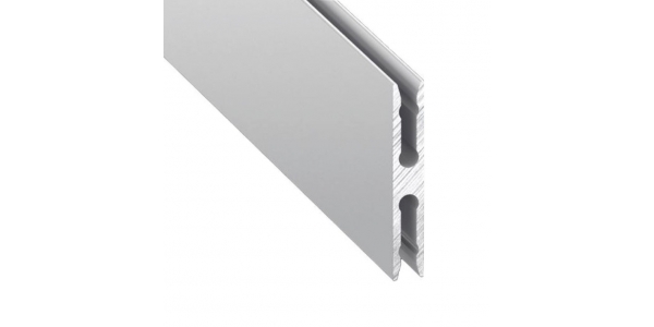 Perfil Aluminio de 2 metros, Montaje Metre, Para Perfil Closet