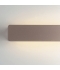 Aplique LED de Pared AILERON,difusión de luz superior e inferior,banda oscilante,de 10W 4000K . En aluminio bronce arenoso.