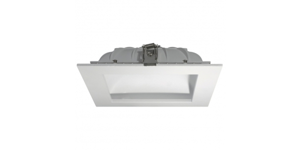 Foco Downlight LED CINDER Cudrado 20W - 1700 Lm. Blanco Natural de 4500k. Ángulo 140º