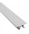KIT - Perfil Aluminio FANCY de 2 metros, Blanco Mate, Para Paredes en Superficie, Iluminación Lateral Doble