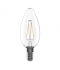 Bombilla LED Vela Filamento E14 C35 Toshiba. 4.5W. Regulable. Blanco Cálido. 470 Lm. Ángulo 320º