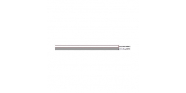 Cable Paralelo LED Blanco-Gris de 2*0,0.50. 1 metro