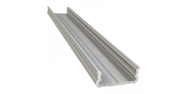 Perfil Aluminio RIO de 2.02 metros, Superficie, Tiras LED máximo 12mm
